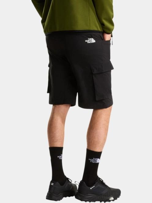 The North Face M Exploration Cargo Shorts férfi oldalzsebes túra rövidnadrág fekete színben 3