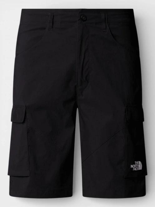 The North Face M Exploration Cargo Shorts férfi oldalzsebes túra rövidnadrág fekete színben 5