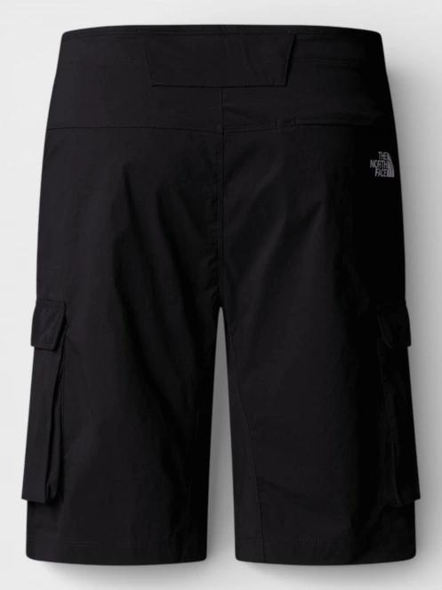 The North Face M Exploration Cargo Shorts férfi oldalzsebes túra rövidnadrág fekete színben 6