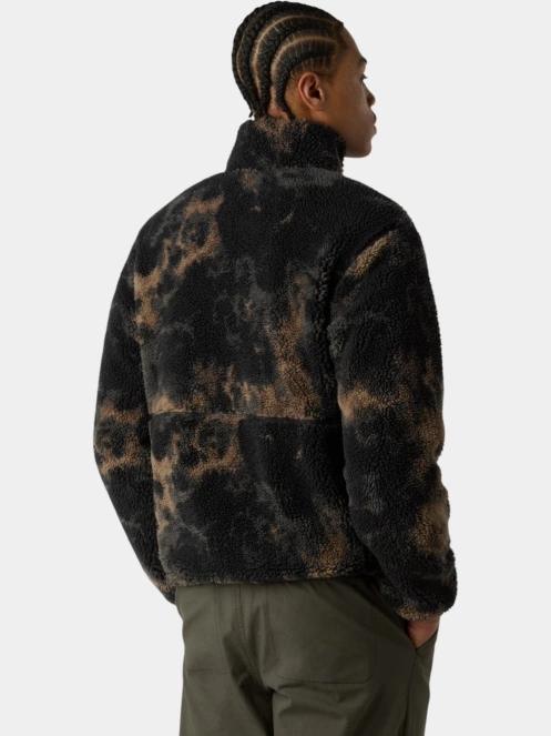 The North Face M Extreme Pile 2 Pullover -Print férfi polár pulóver barna színben 3