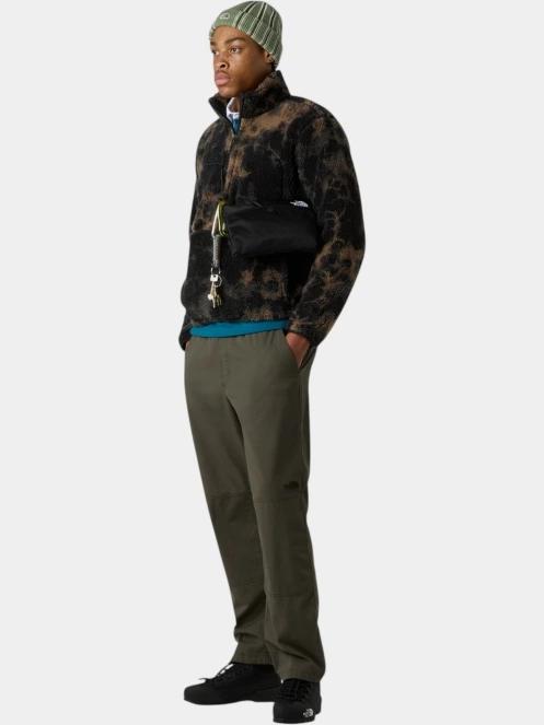 The North Face M Extreme Pile 2 Pullover -Print férfi polár pulóver barna színben 4