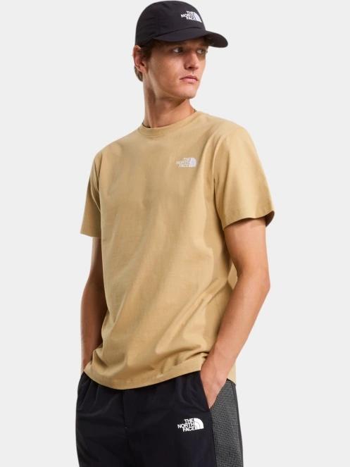 The North Face M North Faces Regular Short Sleeve Tee-G férfi rövid ujjú póló barna színben 2