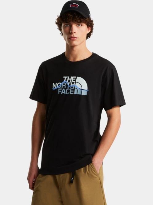 The North Face M Mountain Line Regular Short Sleeve Tee férfi rövid ujjú póló fekete színben 2