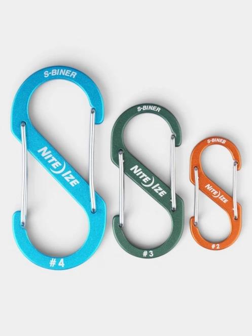 Niteize S-Biner® Aluminum Dual Carabiner - 3 Pack karabiner multikolor színben 2