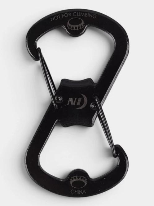 Niteize Ahhh...™ Stainless Bottle Opener karabiner fekete színben 2