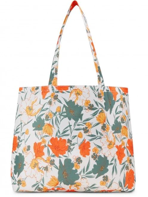 O'Neill Coastal Print Tote női strandtáska fehér színben 3