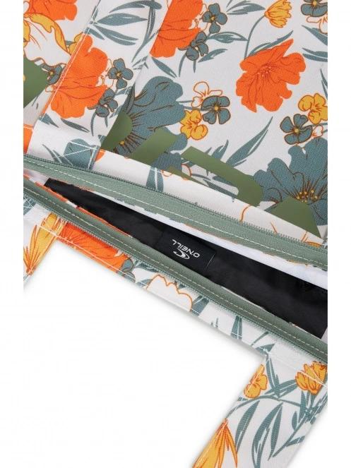 O'Neill Coastal Print Tote női strandtáska fehér színben 4