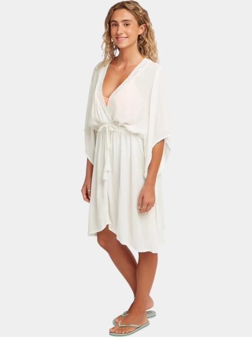 O'Neill Essentials Tokeena Cover Up női strandruha fehér színben 4