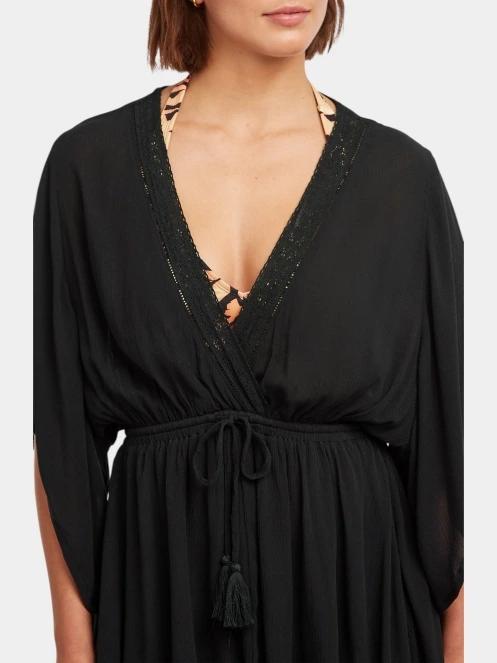 O'Neill Essentials Tokeena Cover Up női strandruha fekete színben 5