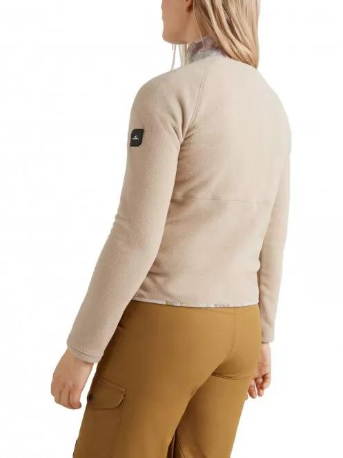 O'Neill Utility Button Fleece női polár pulóver barna színben 3