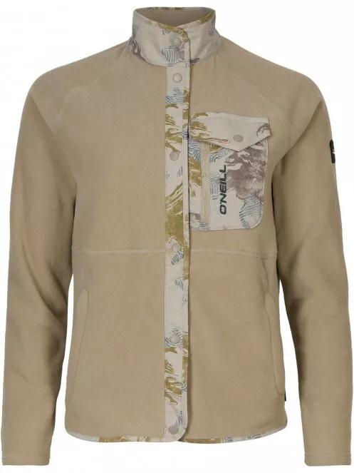 O'Neill Utility Button Fleece női polár pulóver barna színben 5