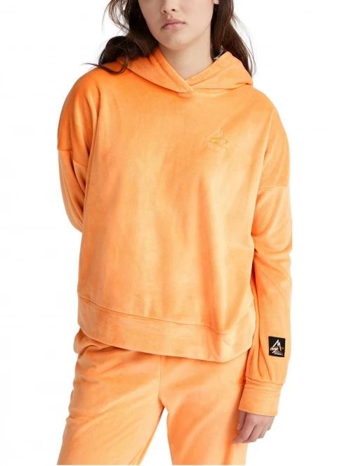 O'Neill Velour Hoodie Fleece női polár pulóver narancssárga színben 2