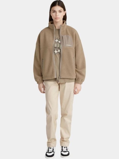 O'Neill O'Neill TRVLR Series High Pile Fz Fleece női polár pulóver barna színben 6