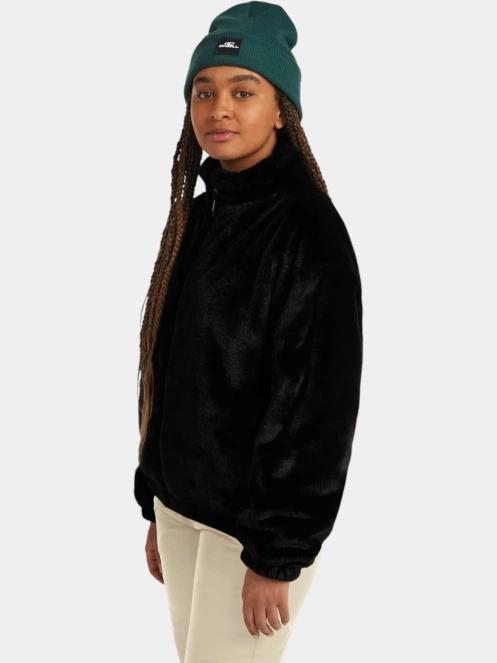 O'Neill FWC'Cruz Faux Fur Fleece női polár pulóver fekete színben 3