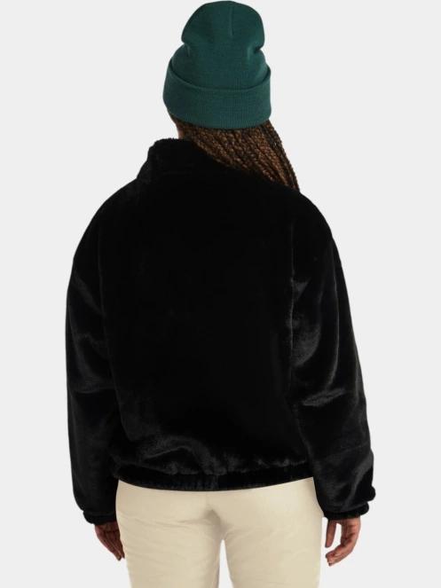 O'Neill FWC'Cruz Faux Fur Fleece női polár pulóver fekete színben 4