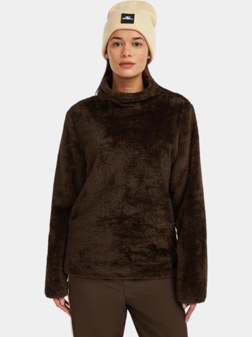 O'Neill FWC'Cruz Fuzzy Fleece női polár pulóver barna színben 2