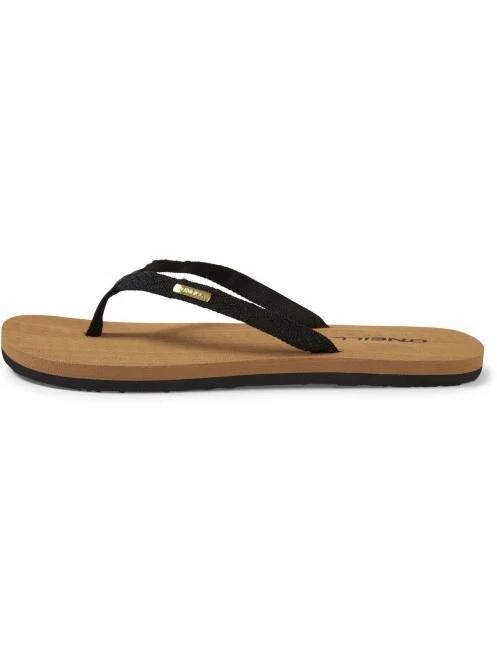 O'Neill Ditsy Jacquard Bloom Sandals női flip flop papucs fekete színben 3