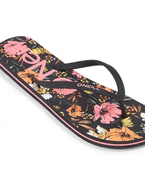 O'Neill Profile Graphic Sandals női flip flop papucs fekete színben 4