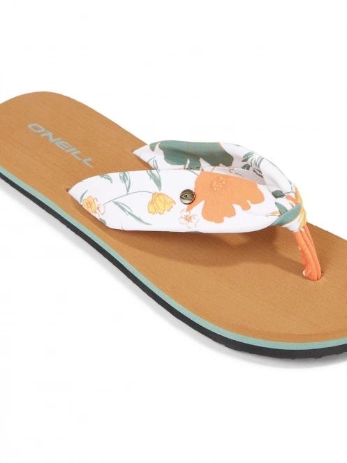 O'Neill Ditsy Sun Bloom™ Sandals női flip flop papucs fehér színben 4