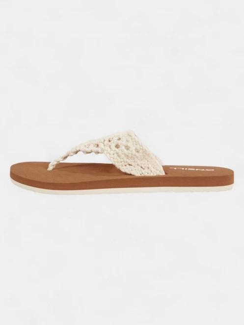 O'Neill Ditsy Crochet Sandals női flip flop papucs fehér színben 3