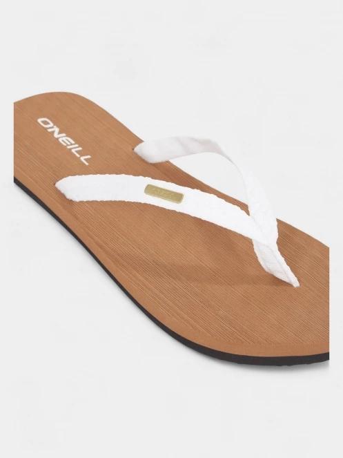 O'Neill Ditsy Jacquard Sandals női flip flop papucs fehér színben 4