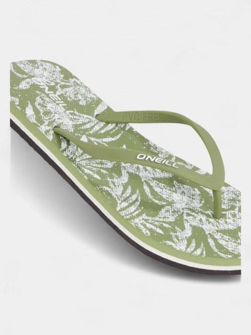 O'Neill Profile Graphic Sandals női flip flop papucs zöld színben 4