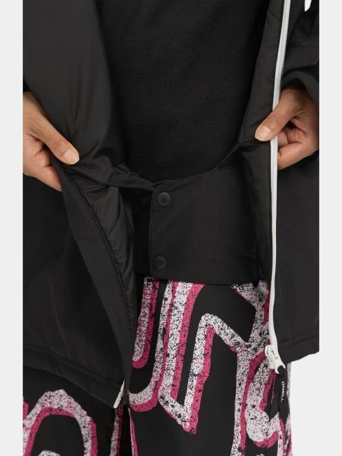 O'Neill FWC'Play Asymmetric Snow Jacket női síkabát fekete színben 8