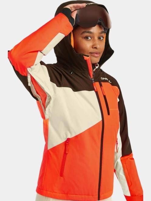 O'Neill FWC'Cruz Triple Snow Jacket női síkabát narancssárga színben 7