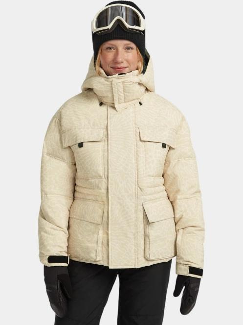 O'Neill FWC'Cruz Hybrid Snow Jacket női síkabát homok színben 2