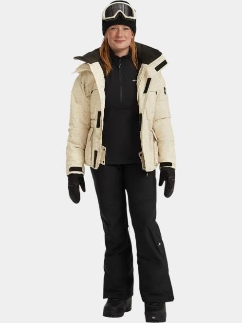 O'Neill FWC'Cruz Hybrid Snow Jacket női síkabát homok színben 5