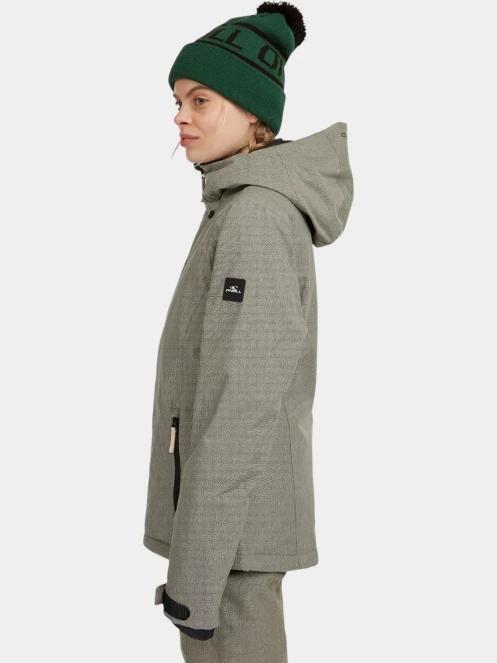 O'Neill FWC'Cruz Melange Snow Jacket női síkabát oliva színben 3