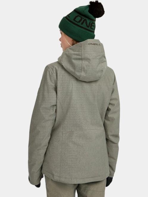 O'Neill FWC'Cruz Melange Snow Jacket női síkabát oliva színben 4
