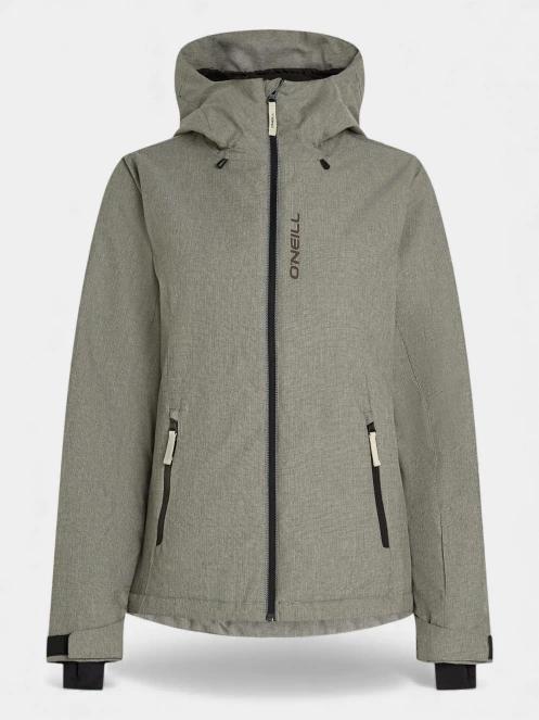 O'Neill FWC'Cruz Melange Snow Jacket női síkabát oliva színben 9