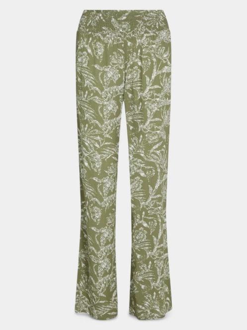 O'Neill Johnny Smocked Waist Pants női hosszú nadrág zöld színben 7