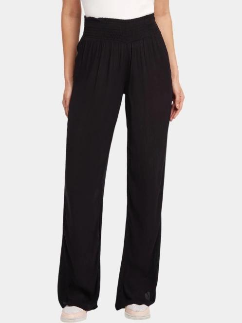O'Neill Johnny Smocked Waist Pants női nyári nadrág fekete színben 2