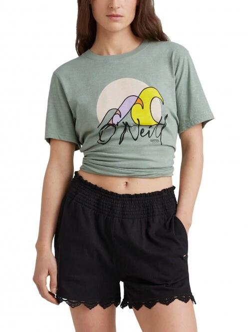 O'Neill Ava Smocked Shorts női rövidnadrág fekete színben 2