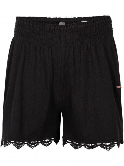 O'Neill Ava Smocked Shorts női rövidnadrág fekete színben 5