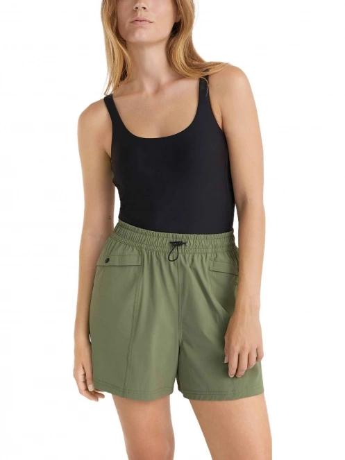 O'Neill Trvlr Stretch Shorts női rövidnadrág zöld színben 2