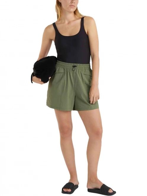 O'Neill Trvlr Stretch Shorts női rövidnadrág zöld színben 4