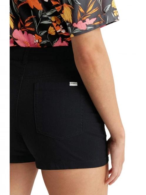 O'Neill Essentials  Stretch 5 Pkt Shorts női rövidnadrág fekete színben 5