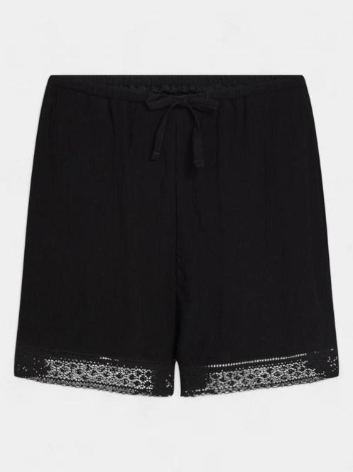 O'Neill Essentials Embroidery Shorts női rövidnadrág fekete színben 6