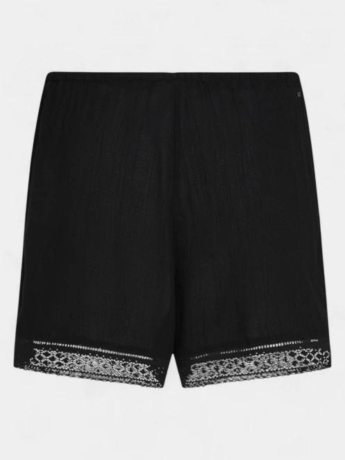 O'Neill Essentials Embroidery Shorts női rövidnadrág fekete színben 7