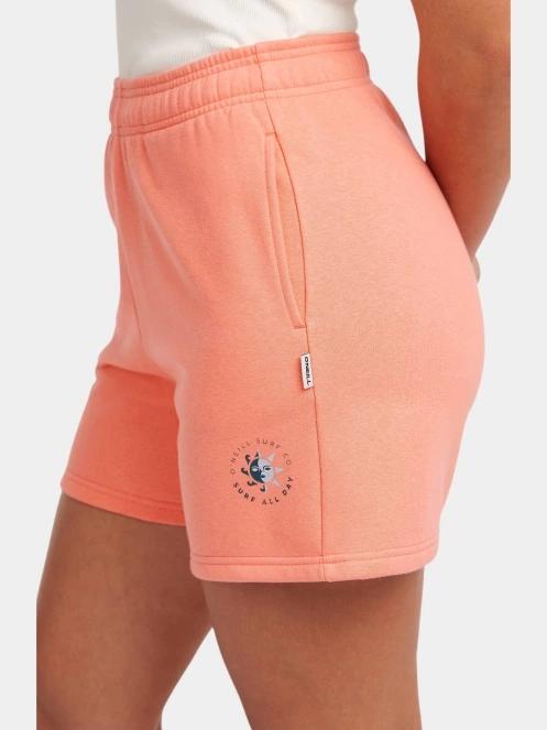 O'Neill O'Neill Summer Musthave Sweatshorts női tréning rövidnadrág narancssárga színben 4