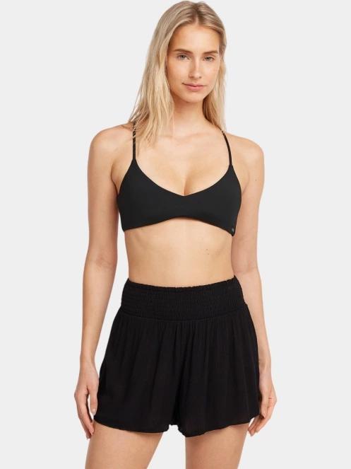 O'Neill Johnny Smocked Waist Shorts női rövidnadrág fekete színben 2