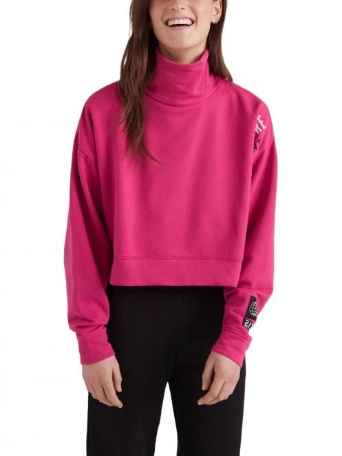 O'Neill Progressive Mock Neck Sweat női pulóver magenta színben 2