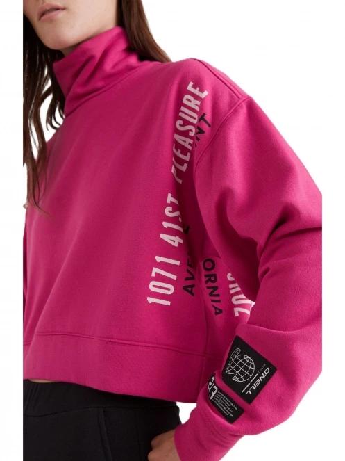 O'Neill Progressive Mock Neck Sweat női pulóver magenta színben 6