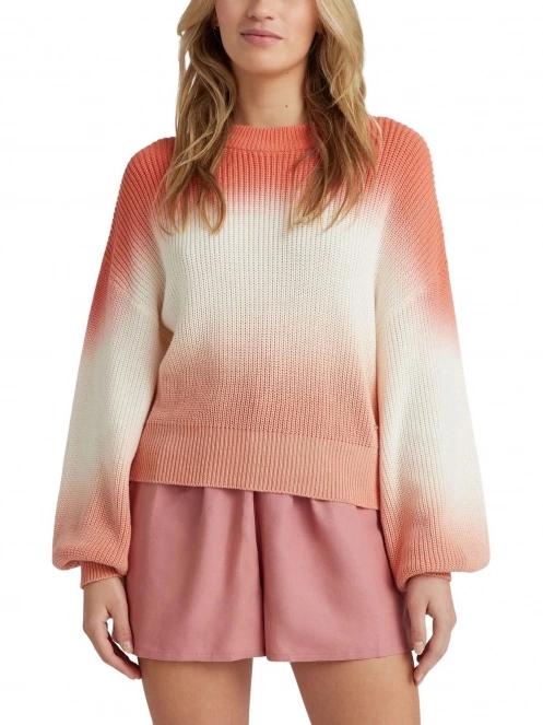 O'Neill Dip Dye Pullover női kötött pulóver narancssárga színben 2