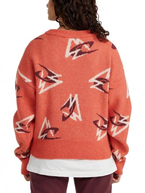 O'Neill Anchorage Knit Pullover női kötött pulóver piros színben 4