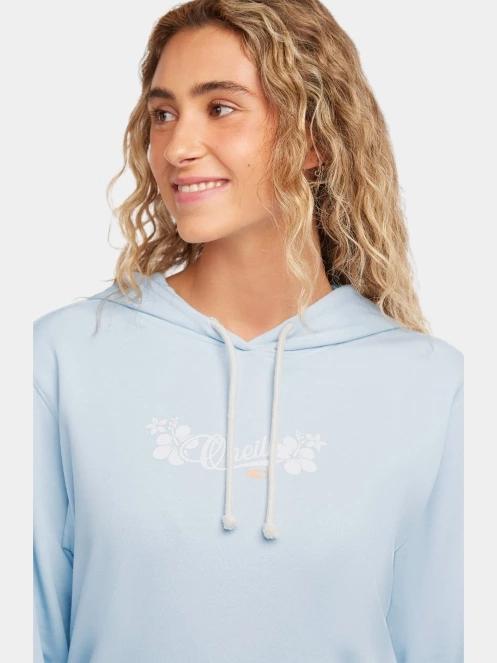 O'Neill Essentials O'Neill Script Hoodie női kapucnis pulóver világoskék színben 6