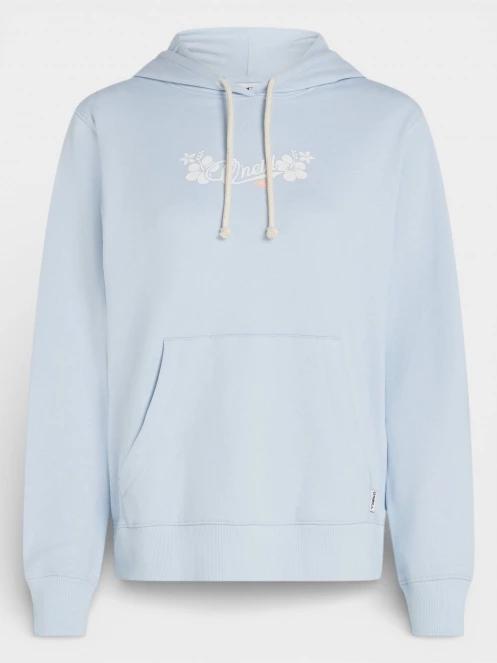 O'Neill Essentials O'Neill Script Hoodie női kapucnis pulóver világoskék színben 7